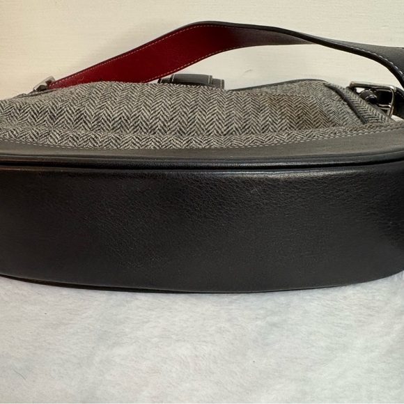 Coach Wool and Leather Shoulder Bag G3J-9395 - Picture 11 of 12